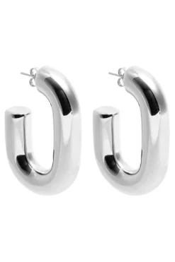 XL Link hoop earrings