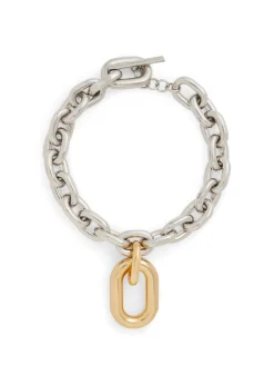 XL Link two-tone choker necklace