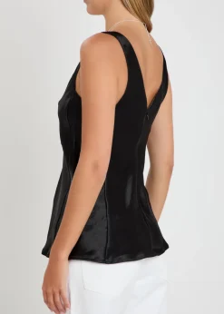 X Maria McManus satin top