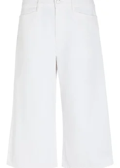 X Maria McManus wide-leg denim shorts