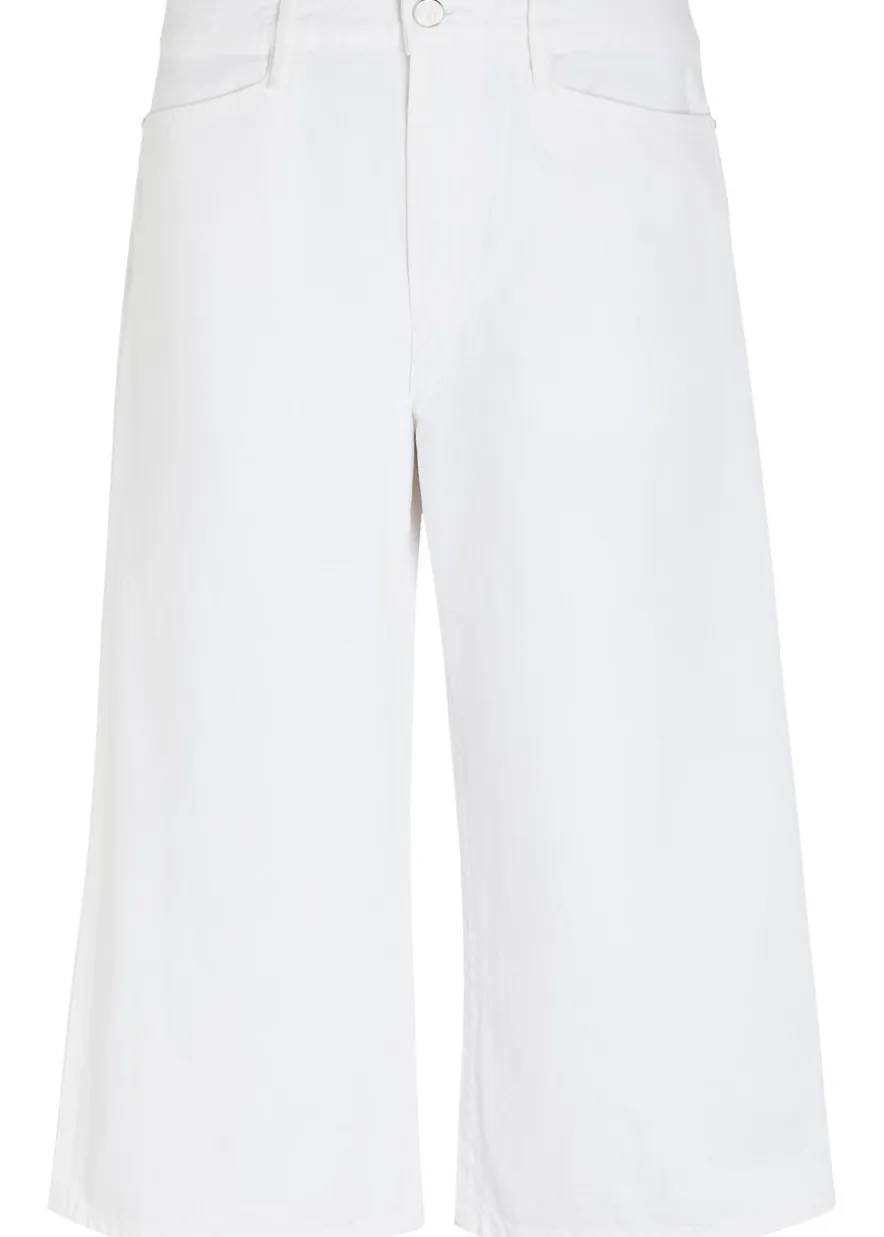 X Maria McManus wide-leg denim shorts