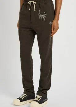 X Moncler logo-appliquéd cotton sweatpants