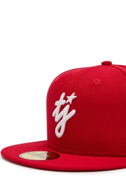 X New Era logo-embroidered twill cap