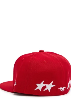 X New Era logo-embroidered twill cap