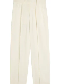 X RHW pintuck wool trousers