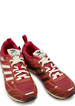 X SFTM Adizero panelled mesh sneakers