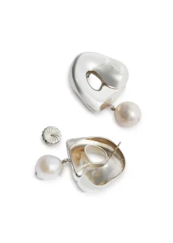 X Simone Bodmer-Turner Sandra large sterling silver drop earrings