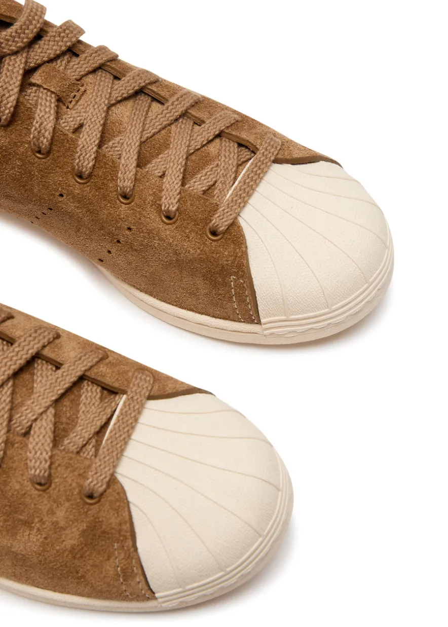X Wales Bonner Superstar brushed suede sneakers