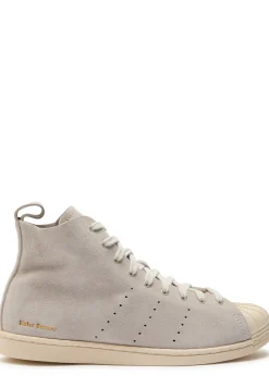 X Wales Bonner Superstar brushed suede sneakers