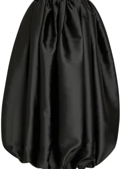 Yael gathered satin-crepe maxi skirt