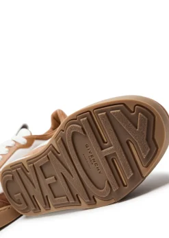 Yard Court panelled leather sneakers