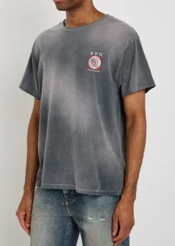 40 Year faded cotton T-shirt