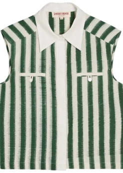Ylenia striped cotton top