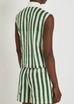 Ylenia striped cotton top