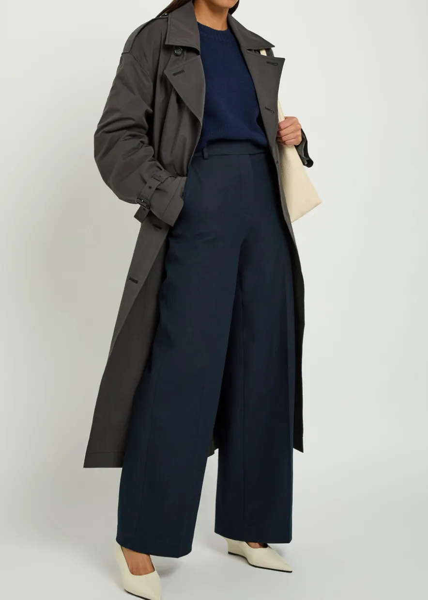Yukio flared-leg trousers