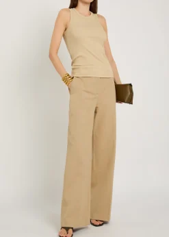 Yukio flared-leg trousers