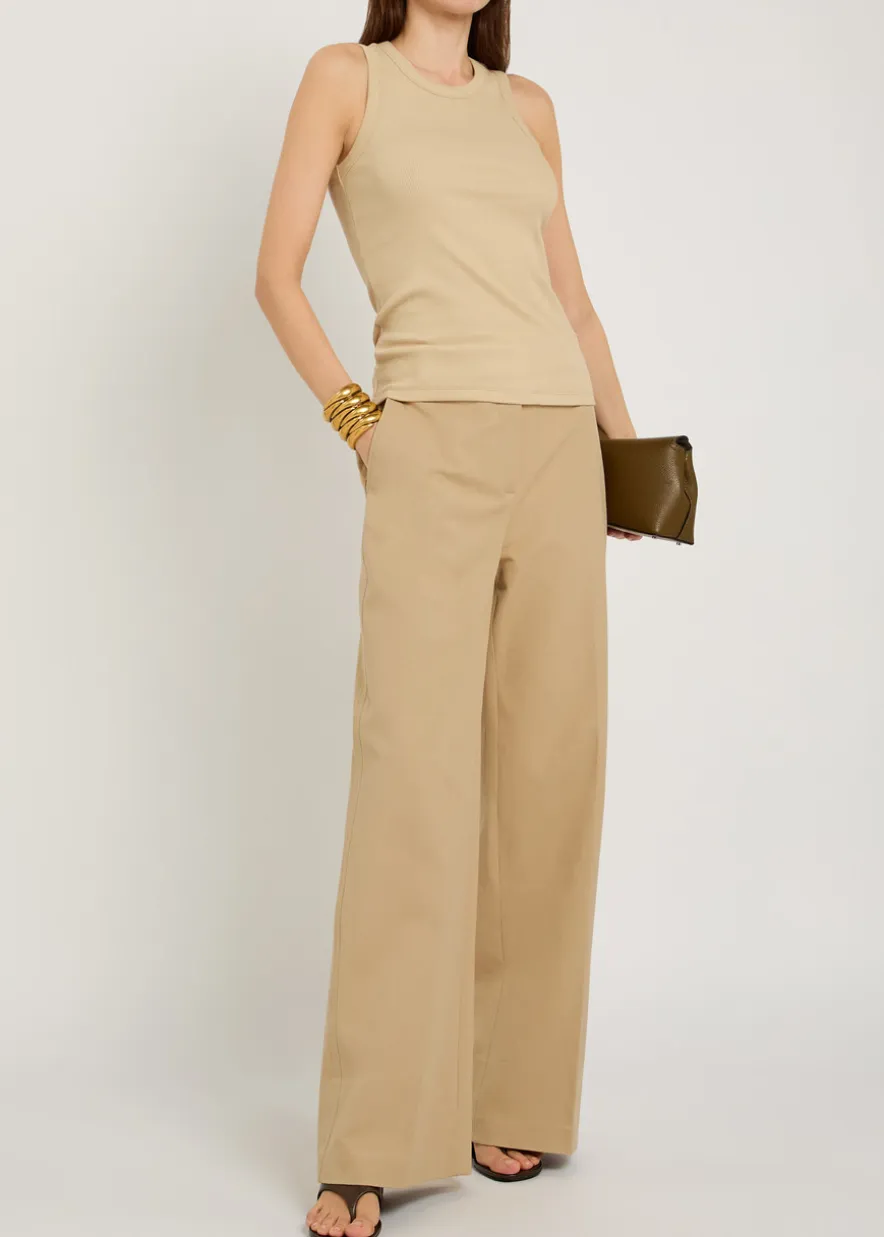 Yukio flared-leg trousers