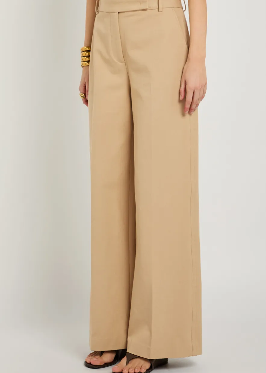 Yukio flared-leg trousers