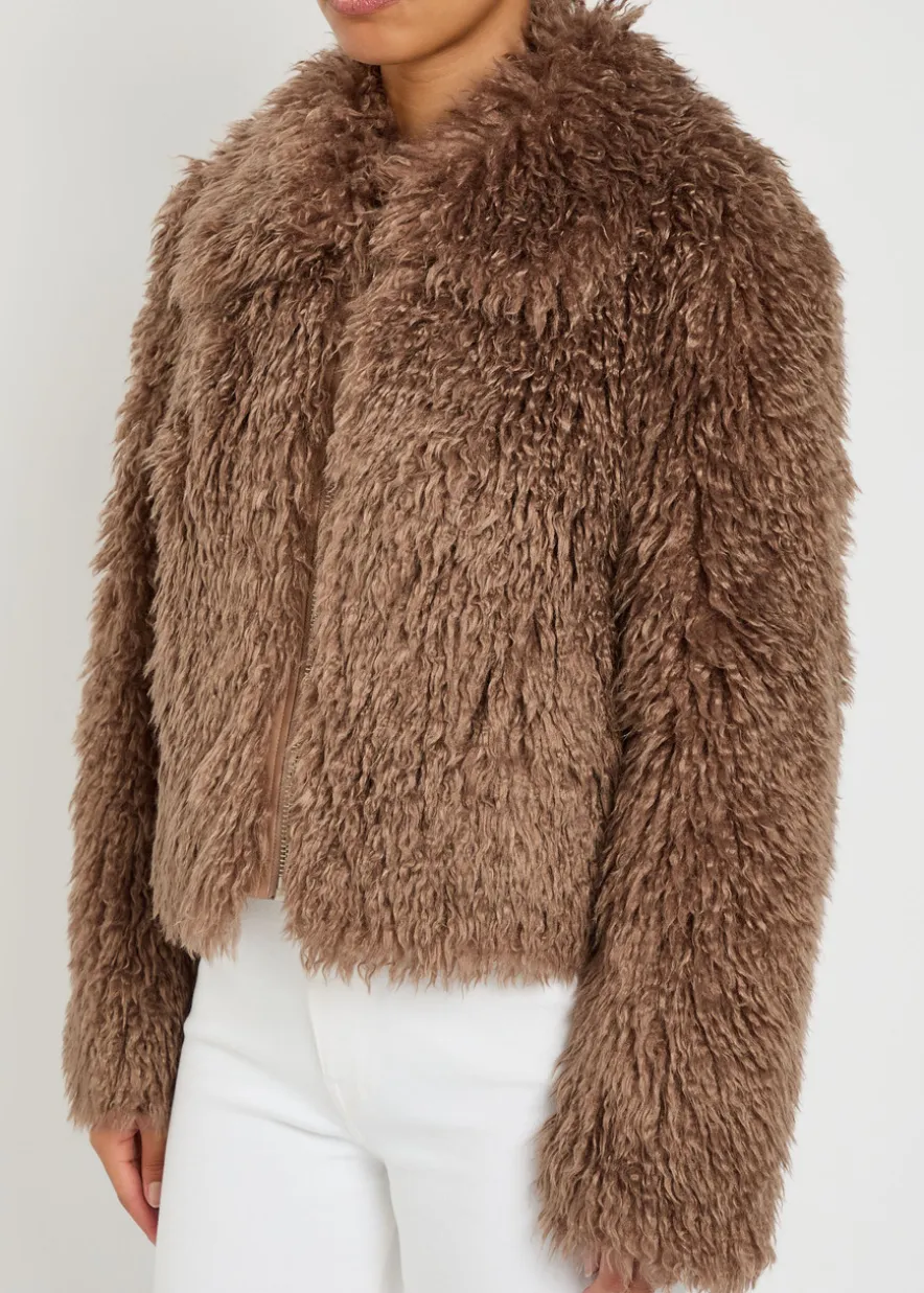Zaylee faux fur jacket