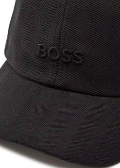 Zed herringbone cotton cap
