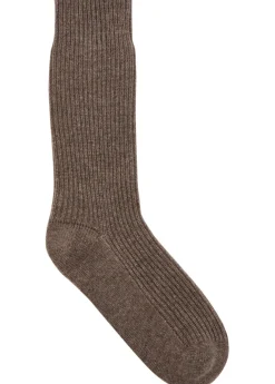 Zera ribbed cashmere socks