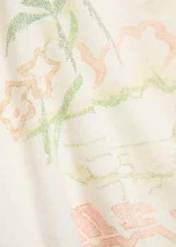 Zewel printed cotton T-shirt