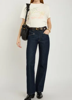Zewel printed cotton T-shirt