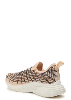 Zipline embroidered knitted sneakers