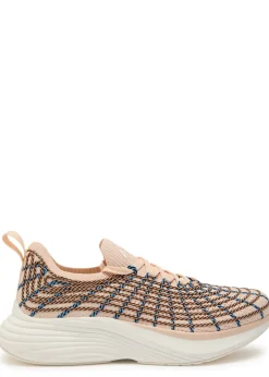 Zipline embroidered knitted sneakers
