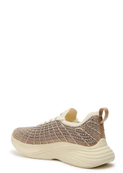 Zipline embroidered knitted sneakers