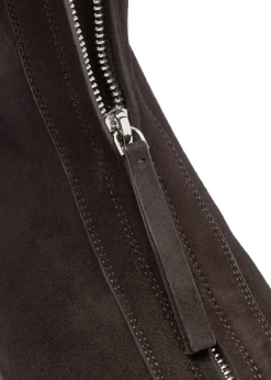 Zipped 1 suede ankle boots