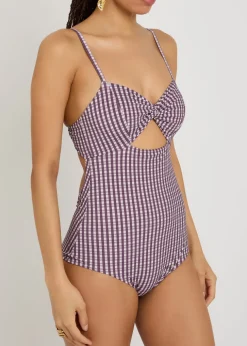 Zoe gingham swimsuit