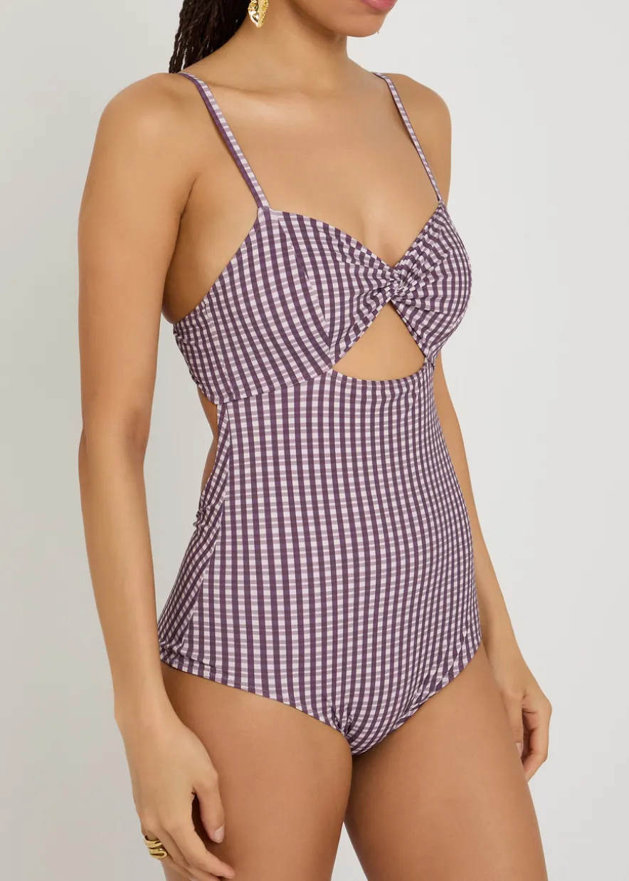 Zoe gingham swimsuit