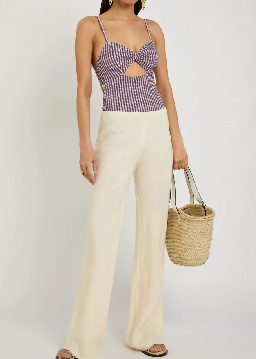 Zoe gingham swimsuit