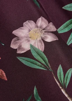 Zooflora printed silk-twill trousers