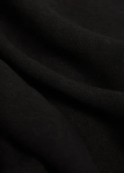 Zora crepe mini wrap skirt